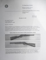 RARE MARLIN MODEL 1894 TRAPPER from COLLECTING TEXAS – 15” BARREL – ATF CLEARANCE PAPERS - 22 of 24
