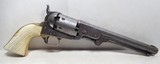BEAUTIFUL ANTIQUE COLT 1851 NAVY REVOLVER from COLLECTING TEXAS – DELUXE FACTORY ENGRAVED – IVORY GRIPS - MADE 1853 - 6 of 18