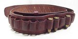 VERY RARE CARTRIDGE BELT MARKED “NOBBY HARNESS CO. – FORT WORTH, TEXAS” from COLLECTING TEXAS – 26 LARGE LOOPS - 9 of 9