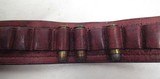 VERY RARE CARTRIDGE BELT MARKED “NOBBY HARNESS CO. – FORT WORTH, TEXAS” from COLLECTING TEXAS – 26 LARGE LOOPS - 3 of 9