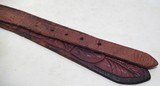 NICE OLD DECORATED HOLSTER for COLT S.A.A. REVOLVER with 40” S.D. MYRES of EL PASO, TEXAS CARTRIDGE BELT from COLLECTING TEXAS - 7 of 10