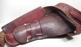 NICE OLD DECORATED HOLSTER for COLT S.A.A. REVOLVER with 40” S.D. MYRES of EL PASO, TEXAS CARTRIDGE BELT from COLLECTING TEXAS - 9 of 10