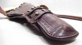 NICE OLD DECORATED HOLSTER for COLT S.A.A. REVOLVER with 40” S.D. MYRES of EL PASO, TEXAS CARTRIDGE BELT from COLLECTING TEXAS - 8 of 10