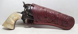 SCARCE TOOLED COLT S.A.A. 4 3/4” BARRELED HOLSTER by CHAS. BLUEMEL – EL PASO, TEXAS from COLLECTING TEXAS - 1 of 8