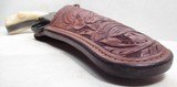 SCARCE TOOLED COLT S.A.A. 4 3/4” BARRELED HOLSTER by CHAS. BLUEMEL – EL PASO, TEXAS from COLLECTING TEXAS - 3 of 8