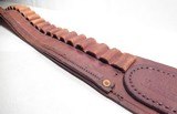 VERY NICE 30 LOOP CARTRIDGE BELT MARKED “OTTO EBER – MAKER – SEALY, TEX.” from COLLECTING TEXAS - 6 of 9