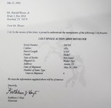 WALTER TIPS - AUSTIN, TEXAS SHIPPED COLT .45 SINGLE ACTION REVOLVER from COLLECTING TEXAS – FACTORY LETTER – SHIPPED 1900 - 23 of 23