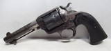 RARE TEXAS SHIPPED NICKEL COLT .45 BISLEY MODEL REVOLVER from COLLECTING TEXAS – FACTORY LETTER – SHIPPED 1902 - 1 of 18