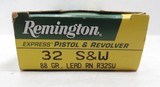1 FULL 50 ROUND BOX of REMINGTON 32 S&W - 88 GRAIN - 2 of 2