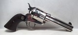 RARE COLT SINGLE ACTION ARMY .45 REVOLVER with BOX and PAPERS from COLLECTING TEXAS – RARE NICKEL – MADE 1958 - 7 of 20