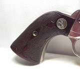 RARE COLT SINGLE ACTION ARMY .45 REVOLVER with BOX and PAPERS from COLLECTING TEXAS – RARE NICKEL – MADE 1958 - 8 of 20