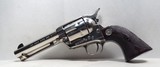 RARE COLT SINGLE ACTION ARMY .45 REVOLVER with BOX and PAPERS from COLLECTING TEXAS – RARE NICKEL – MADE 1958 - 2 of 20