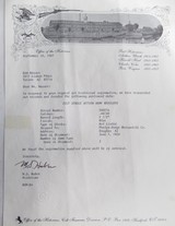 COLT S.A.A. 44/40 REVOLVER from COLLECTING TEXAS – SHIPPED to PHELPS-DODGE in DOUGLAS, AZ. - SOLD to APACHE POWDER CO. of BENSON, AZ. in 1920 - 17 of 18