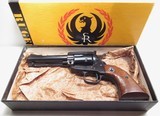 RUGER .357 MAGNUM FLAT-TOP “BLACKHAWK” REVOLVER - NEW in ORIGINAL BOX with PAPERS from COLLECTING TEXAS – MADE 1962 - 1 of 21