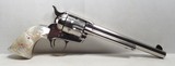 FINE SPECIAL ORDER COLT S.A.A. 45 CALIBER REVOLVER from COLLECTING TEXAS – MADE 1925 – FACTORY LETTER