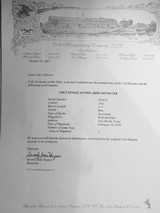 TEXAS SHIPPED COLT .45 SINGLE ACTION ARMY REVOLVER from COLLECTING TEXAS – FACTORY LETTER INCLUDED – WOLF & KLAR - 18 of 18