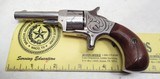 ANTIQUE “LEADER” 7-SHOT .22 SHORT REVOLVER from COLLECTING TEXAS – ENGRAVED - CIRCA 1870 – 1890 - 15 of 15