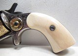 ANTIQUE NEW YORK ENGRAVED COLT NEW HOUSE MODEL REVOLVER from COLLECTING TEXAS – NICKEL/GOLD FINISH – IVORY GRIPS - 2 of 16