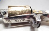 ANTIQUE NEW YORK ENGRAVED COLT NEW HOUSE MODEL REVOLVER from COLLECTING TEXAS – NICKEL/GOLD FINISH – IVORY GRIPS - 14 of 16