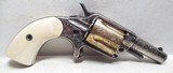 ANTIQUE NEW YORK ENGRAVED COLT NEW HOUSE MODEL REVOLVER from COLLECTING TEXAS – NICKEL/GOLD FINISH – IVORY GRIPS - 5 of 16
