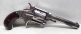 ANTIQUE HOPKINS & ALLEN XL No.5 REVOLVER from COLLECTING TEXAS – ENGRAVED – WALNUT GRIPS - 4 of 14
