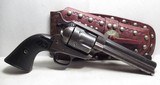 FINE 118 YEAR-OLD COLT S.A.A. REVOLVER with NICE SPOTTED HOLSTER and FACTORY LETTER from COLLECTING TEXAS - 1 of 20