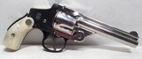 SMITH & WESSON .38 SAFETY HAMMERLESS REVOLVER from COLLECTING TEXAS – 5TH MODEL – PEARL GRIPS - 5 of 16