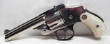 SMITH & WESSON .38 SAFETY HAMMERLESS REVOLVER from COLLECTING TEXAS – 5TH MODEL – PEARL GRIPS