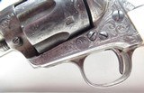 118 YEAR-OLD FACTORY ENGRAVED COLT S.A.A. 45 REVOLVER with TEXAS CONNECTIONS from COLLECTING TEXAS – FACTORY LETTER - 6 of 18