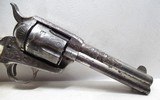 118 YEAR-OLD FACTORY ENGRAVED COLT S.A.A. 45 REVOLVER with TEXAS CONNECTIONS from COLLECTING TEXAS – FACTORY LETTER - 3 of 18