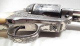 118 YEAR-OLD FACTORY ENGRAVED COLT S.A.A. 45 REVOLVER with TEXAS CONNECTIONS from COLLECTING TEXAS – FACTORY LETTER - 15 of 18
