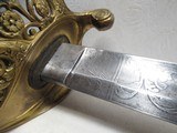 RARE and VERY FINE 1850 STAFF & FIELD OFFICER’S SWORD from COLLECTING TEXAS – CIVIL WAR USE – IDENTIFIED to SOLIDER - 4 of 18