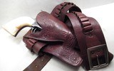 ANTIQUE COLT 45 S.A.A. REVOLVER with HOLSTER RIG from COLLECTING TEXAS – FORMERLY of the LATE TOMMY RHOLES (VAN, TEXAS) COLLECTION - 19 of 22