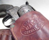 WESTERN SHIPPED COLT S.A.A. REVOLVER with “COTULLA, TEX” MARKED MONEY BELT and HOLSTER from COLLECTING TEXAS – MADE 1914 - 22 of 25