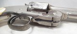 VERY RARE ANTIQUE NICKEL PLATED 2ND MODEL SCHOFIELD U.S. MARKED REVOLVER from COLLECTING TEXAS – IVORY GRIPS – CIRCA 1876-1877 - 14 of 16