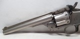 VERY RARE ANTIQUE NICKEL PLATED 2ND MODEL SCHOFIELD U.S. MARKED REVOLVER from COLLECTING TEXAS – IVORY GRIPS – CIRCA 1876-1877 - 7 of 16
