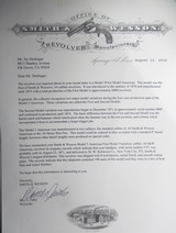FINE SMITH & WESSON MODEL 3 AMERICAN – 1ST MODEL from COLLECTING TEXAS – NICKEL/IVORY with FACTORY LETTER - 16 of 16