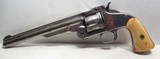 FINE SMITH & WESSON MODEL 3 AMERICAN – 1ST MODEL from COLLECTING TEXAS – NICKEL/IVORY with FACTORY LETTER - 4 of 16