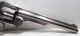 FINE SMITH & WESSON MODEL 3 AMERICAN – 1ST MODEL from COLLECTING TEXAS – NICKEL/IVORY with FACTORY LETTER - 3 of 16