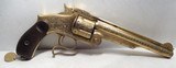 RARE ANTIQUE 2ND MODEL No. 3 S&W RUSSIAN REVOLVER from COLLECTING TEXAS – FORMERLY of the SUPICA COLLECTION – MADE 1874