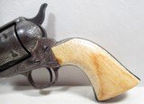 SUPER RARE L.D. NIMSCHKE ENGRAVED COLT .44 RIMFIRESINGLE ACTION ARMY REVOLVER from COLLECTING TEXAS – MADE 1877 - 2 of 18