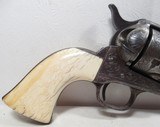 SUPER RARE L.D. NIMSCHKE ENGRAVED COLT .44 RIMFIRESINGLE ACTION ARMY REVOLVER from COLLECTING TEXAS – MADE 1877 - 6 of 18