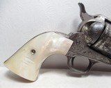FINE ANTIQUE DELUXE FACTORY ENGRAVED COLT S.A.A. 45 REVOLVER from COLLECTING TEXAS – SHIPPED 1888 - 2 of 18
