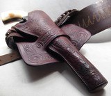 ANTIQUE COLT 45 S.A.A. REVOLVER with HOLSTER RIG from COLLECTING TEXAS – FORMERLY of the LATE TOMMY RHOLES (VAN, TEXAS) COLLECTION - 20 of 22