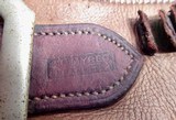 S.D. MYRES – EL PASO, TEXAS MARKED MONEY BELT with TOOLED SINGLE-LOOP HOLSTER from COLLECTING TEXAS - 4 of 11