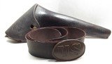NICE ANTIQUE COLT MODEL 1860 ARMY REVOLVER with ORIGINAL BELT and HOLSTER from COLLECTING TEXAS – MADE 1862 - 17 of 17