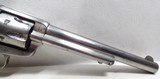 NICE ANTIQUE COLT S.A.A. 45 REVOLVER from COLLECTING TEXAS – IVORY GRIPS – 7 1/2” BARREL – NICKEL FINISH - 3 of 17