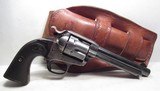 REALLY NICE COLT S.A.A. BISLEY MODEL REVOLVER with HOLSTER from COLLECTING TEXAS – MADE 1909
