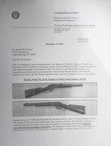 RARE MARLIN MODEL 1894 TRAPPER from COLLECTING TEXAS – 15” BARREL – ATF CLEARANCE PAPERS - 22 of 25