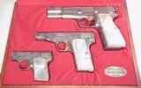 FANTASTIC BROWNING RENAISSANCE 3-GUN CASED SET with ORIGINAL PAPERS from COLLECTING TEXAS - 1 of 22